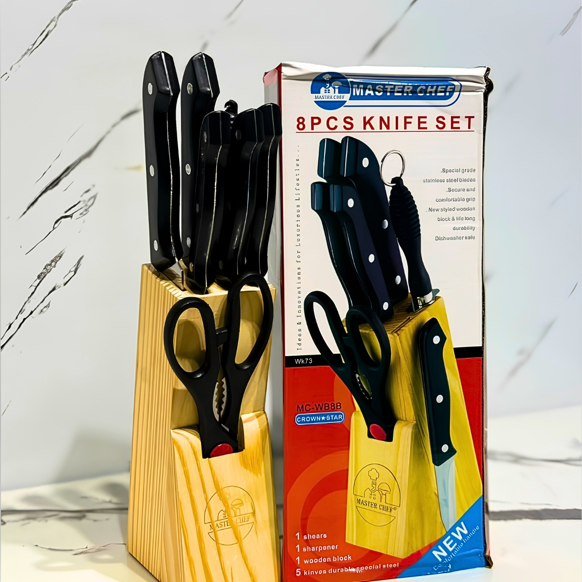 8PCS Master Chef Knife Set 