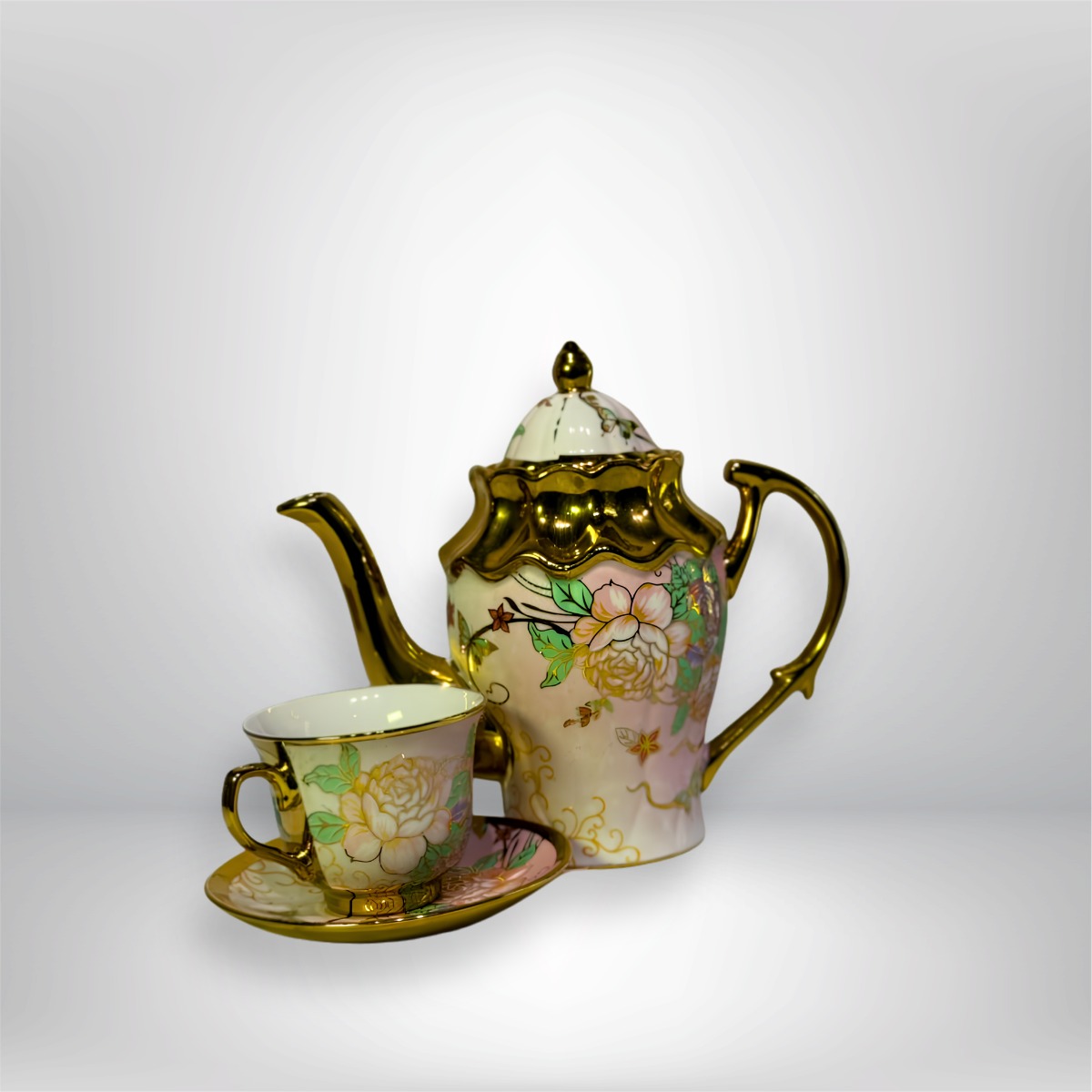 15pcs Tea Cup Set with Hanger