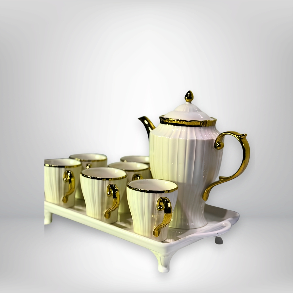 luxury Tea Set Cup and Jug