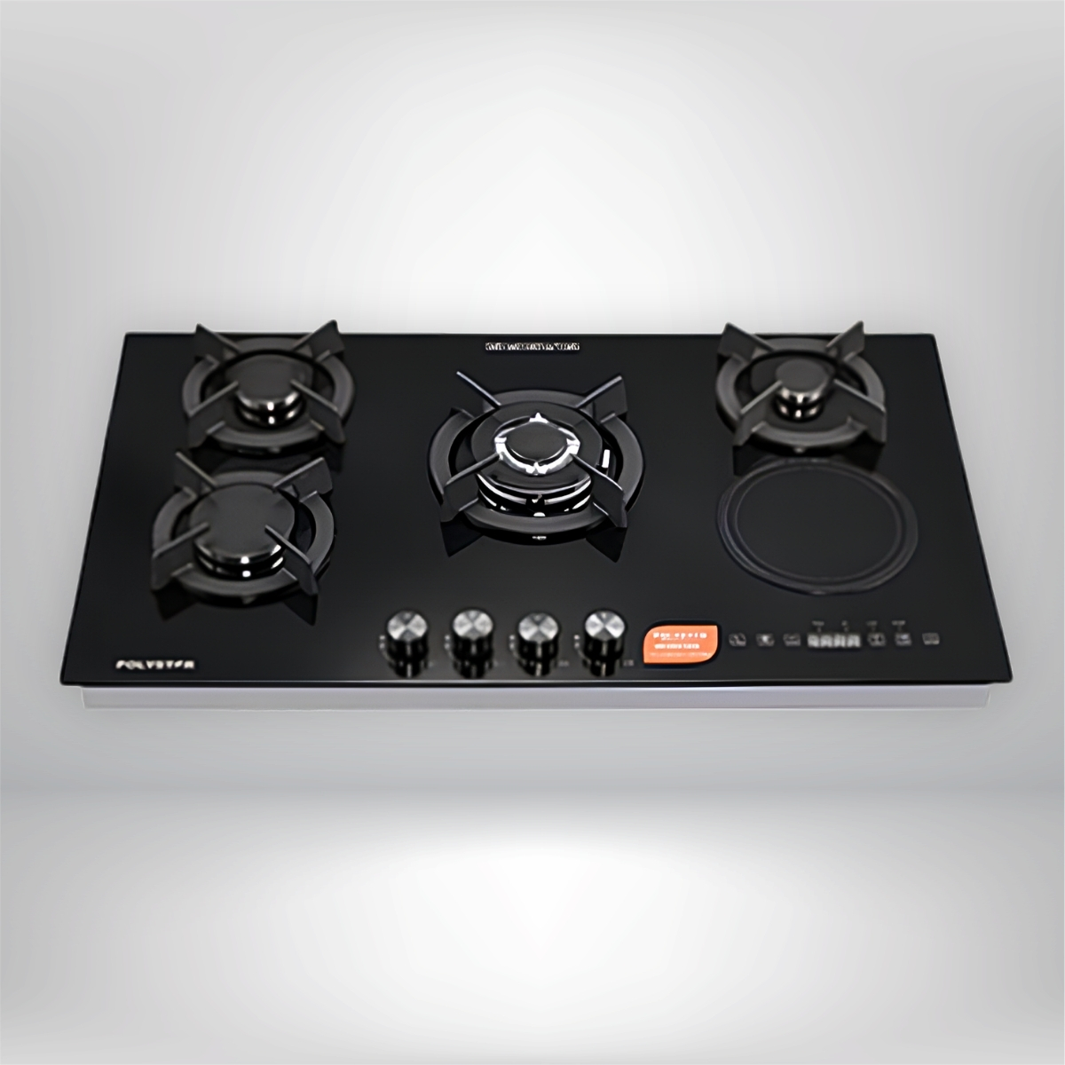 Polystar 4 Burner with Hot Plate Built-in Gas