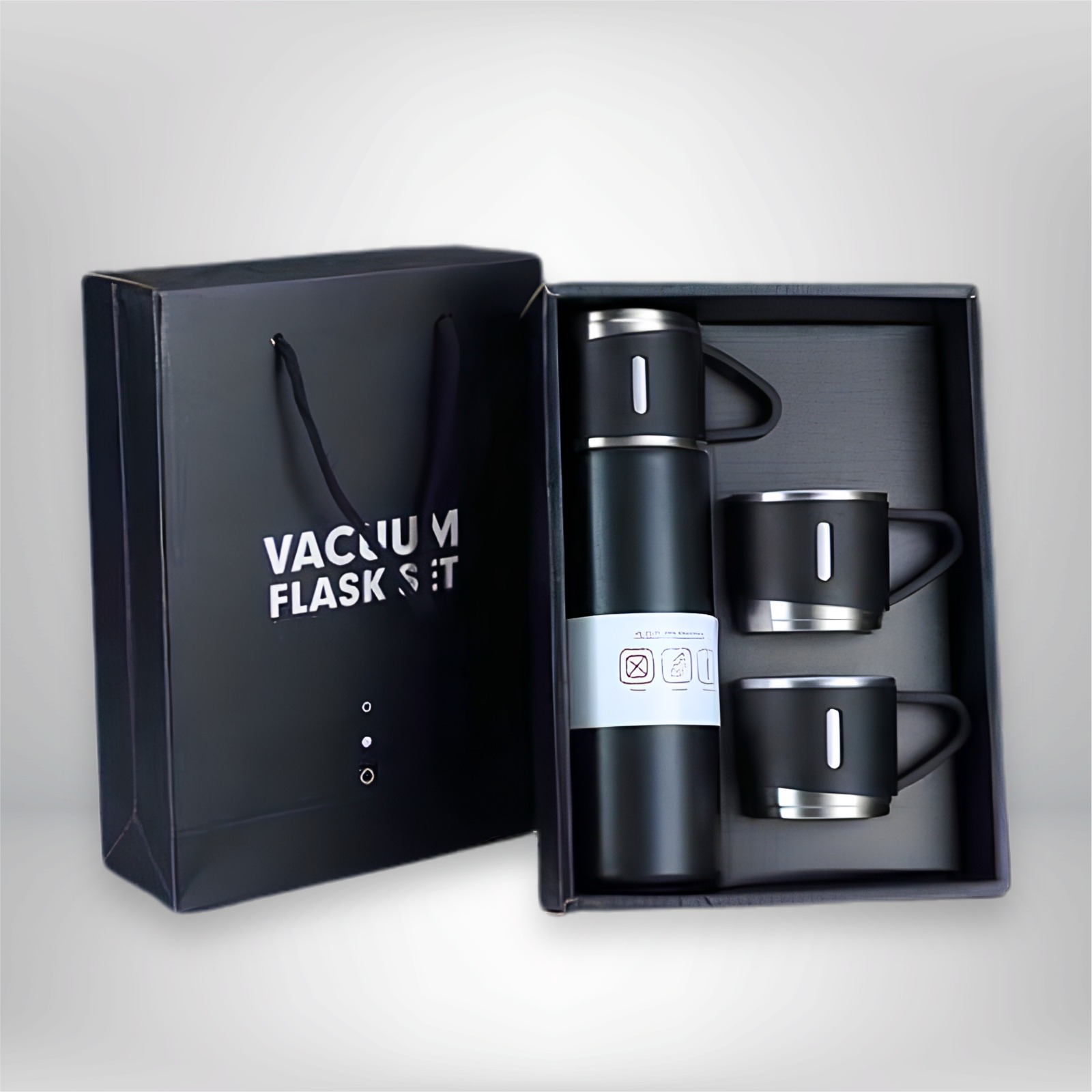 Vacuum Flask with 2 cups 